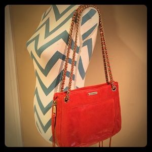 Rebecca Minkoff chained leather handbag